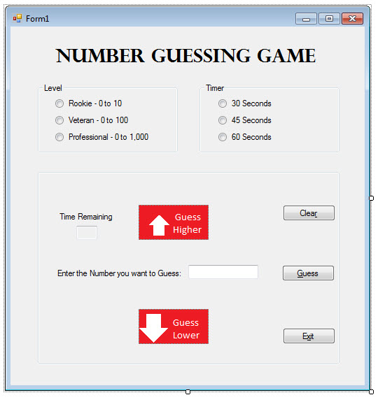 vb.net - Need Help with Random Number Guessing Game ... | DaniWeb